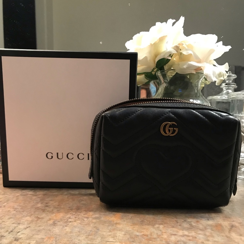 Gucci Marmont cosmetic bag